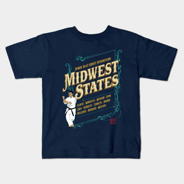 HDKI Midwest Vintage Kids T-Shirt by HDKI Midwest